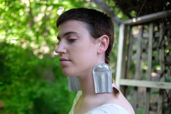 OS Half Circle Earrings in Silver
