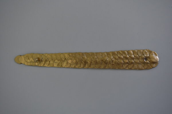 Snake Bracelet in Gold leather - Image 2